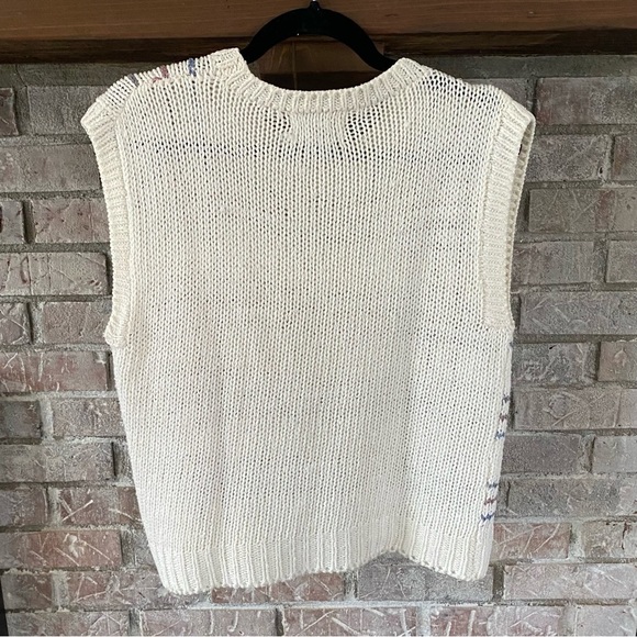 Vintage Licorice Hand Knit Sweater Vest - Picture 2 of 4